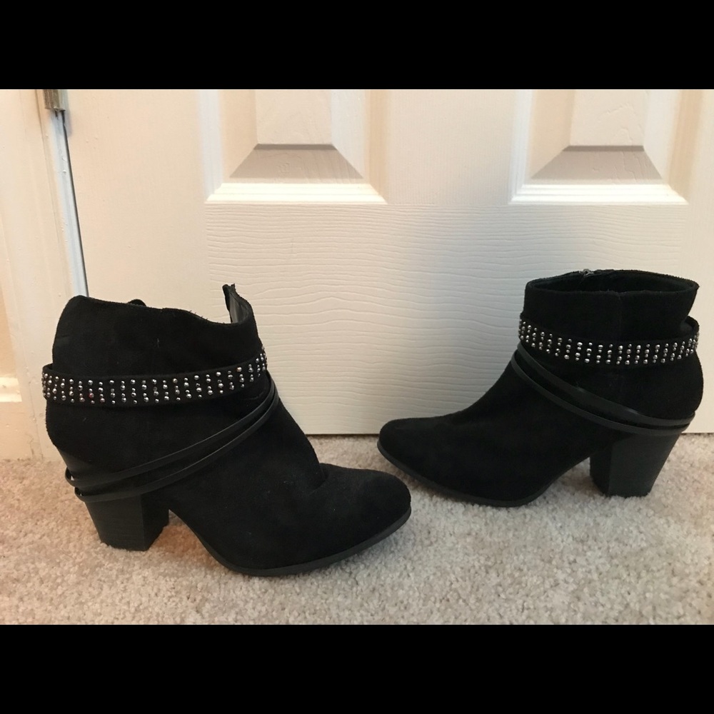 black suede boots